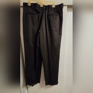 croft & barrow Men's Black Dress Pants - Tailored Back Pocket Detail